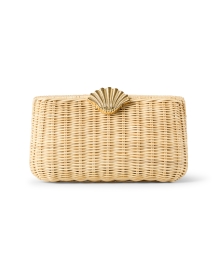 Product image thumbnail - Poolside - The Classica Rattan Shell Clutch