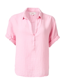 Product image thumbnail - Xirena - Cruz Pink Cotton Gauze Top