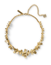 Gold Hydrangea Necklace