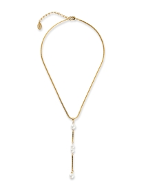 Product image thumbnail - Ben-Amun - Gold and Pearl Necklace 