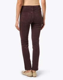 Back image thumbnail - AG Jeans - Prima Brown Stretch Corduroy Pant