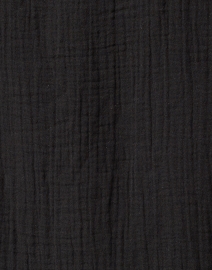 Fabric image thumbnail - Xirena - Avery Black Cotton V-Neck Top