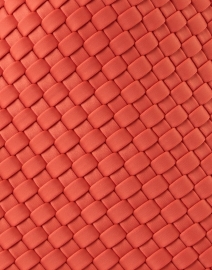 Fabric image thumbnail - Naghedi - St. Barths Small Orange Woven Handbag