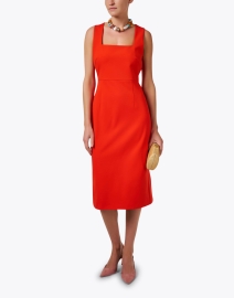 Look image thumbnail - Boss - Orange Sheath Dress