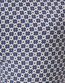 Fabric image thumbnail - Weekend Max Mara - Odile Navy Print Trouser
