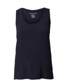 Navy Stretch Viscose Tank