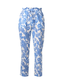 Product image thumbnail - Xirena - Talin Blue Print Cotton Pant