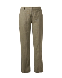 Product image thumbnail - MAC Jeans - Nora Green Linen Pant