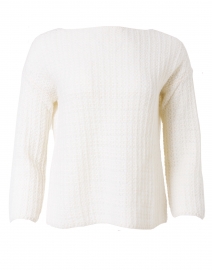 Ivory Cloud Rib Cashmere Sweater