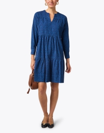 Look image thumbnail - Rosso35 - Blue Print Corduroy Dress