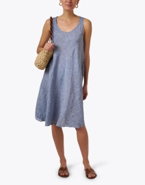 Look image thumbnail - CP Shades - Bree Blue Linen Dress