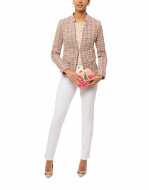 Multicolored Cotton Tweed Jacket