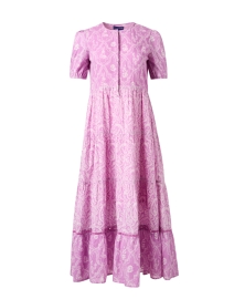 Product image thumbnail - Ro's Garden - Daphne Purple Print Dress