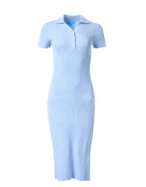 Cora Blue Cotton Cashmere Knit Dress