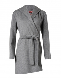Vidim Grey Melange Cashmere Wool Coat