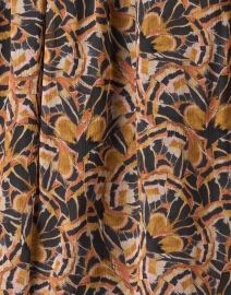 Fabric image thumbnail - Shoshanna - Cypress Orange Multi Print Top