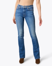 Front image thumbnail - Mother - The Insider Blue Bootcut Jean