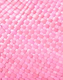 Fabric image thumbnail - SERPUI - Charlotte Rose Pink Straw Buntal Minaudière