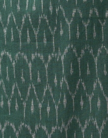 Fabric image thumbnail - Megan Park - Katja Green Print Cotton Dress