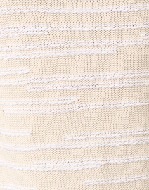 Fabric image thumbnail - Amina Rubinacci - Beige Cotton Textured Sweater