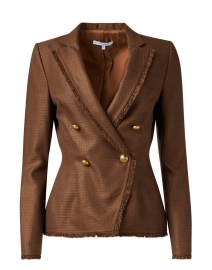 Product image thumbnail - Santorelli - Alaia Brown Tweed Jacket