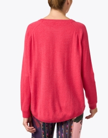 Back image thumbnail - Kinross - Pink Cashmere Sweatshirt