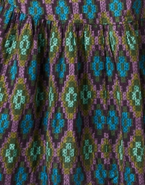 Fabric image thumbnail - Ro's Garden - Deauville Green Argyle Print Shirt Dress