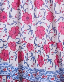 Fabric image thumbnail - Oliphant - White and Pink Poppy Print Dress