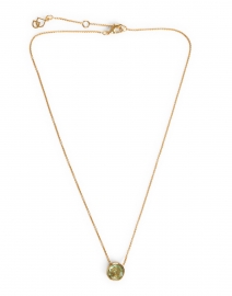 Product image thumbnail - Dean Davidson - Green Amethyst Gold Pendant Necklace