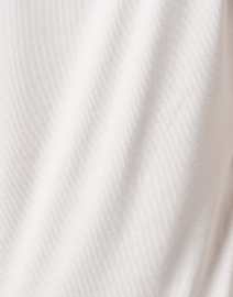 Fabric image thumbnail - Fabiana Filippi - Silver Cotton Knit V-Neck Top