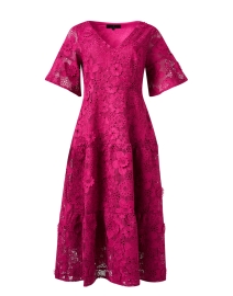 Ellery Fuchsia Lace Dress