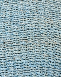 Fabric image thumbnail - SERPUI - Soraya Blue Straw Basket Bag