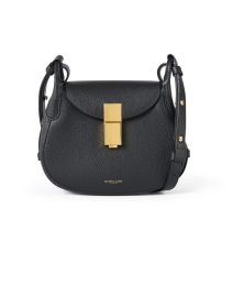 Product image thumbnail - DeMellier - Mini Lausanne Black Leather Shoulder Bag
