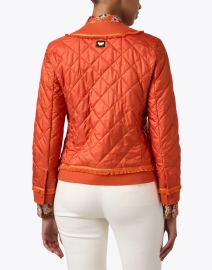 Back image thumbnail - Weekend Max Mara - Ferro Orange Quilted Jacket