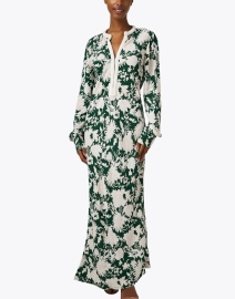 Front image thumbnail - Figue - Rosalind Green Print Maxi Dress