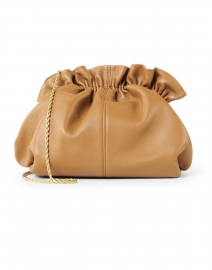 Product image thumbnail - Loeffler Randall - Willa Brown Leather Cinched Clutch