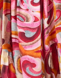 Fabric image thumbnail - Chufy - Cairo Orange Multi Print Cotton Dress 