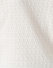 Fabric image thumbnail - Ecru - White Pointelle Cardigan