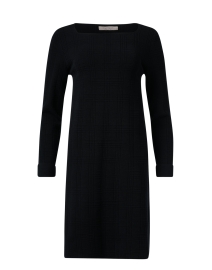 Product image thumbnail - D.Exterior - Black Textured Check Dress