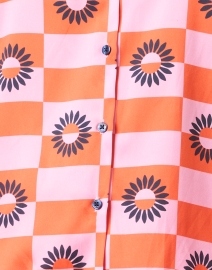 Fabric image thumbnail - Vilagallo - Isabella Pink and Orange Print Shirt