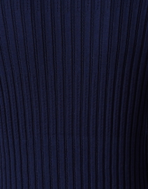 Fabric image thumbnail - Ecru - Navy Rib Pointelle Top