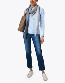 Extra_1 image thumbnail - Jane Carr - Blue Ombre Cashmere Scarf