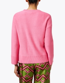 Back image thumbnail - Kinross - Pink Cotton Sweater
