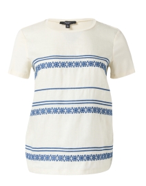 Parsec Blue and White Stripe Tee