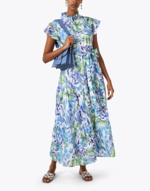 Look image thumbnail - Jude Connally - Mirabella Multi Abstract Print Cotton Dress