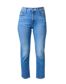 Product image thumbnail - Mother - The Tomcat Blue Straight Leg Jean