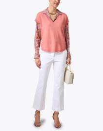 Look image thumbnail - Repeat Cashmere - Coral Cashmere Knit Vest