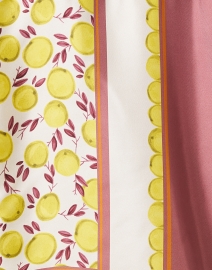 Fabric image thumbnail - Odeeh - Citrus Print Silk Blouse