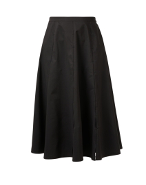 Carolyn Black Midi Skirt