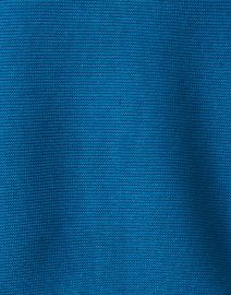 Fabric image thumbnail - Kinross - Blue Garter Stitch Cotton Sweater